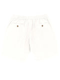 Max White Cotton Drawstring Shorts