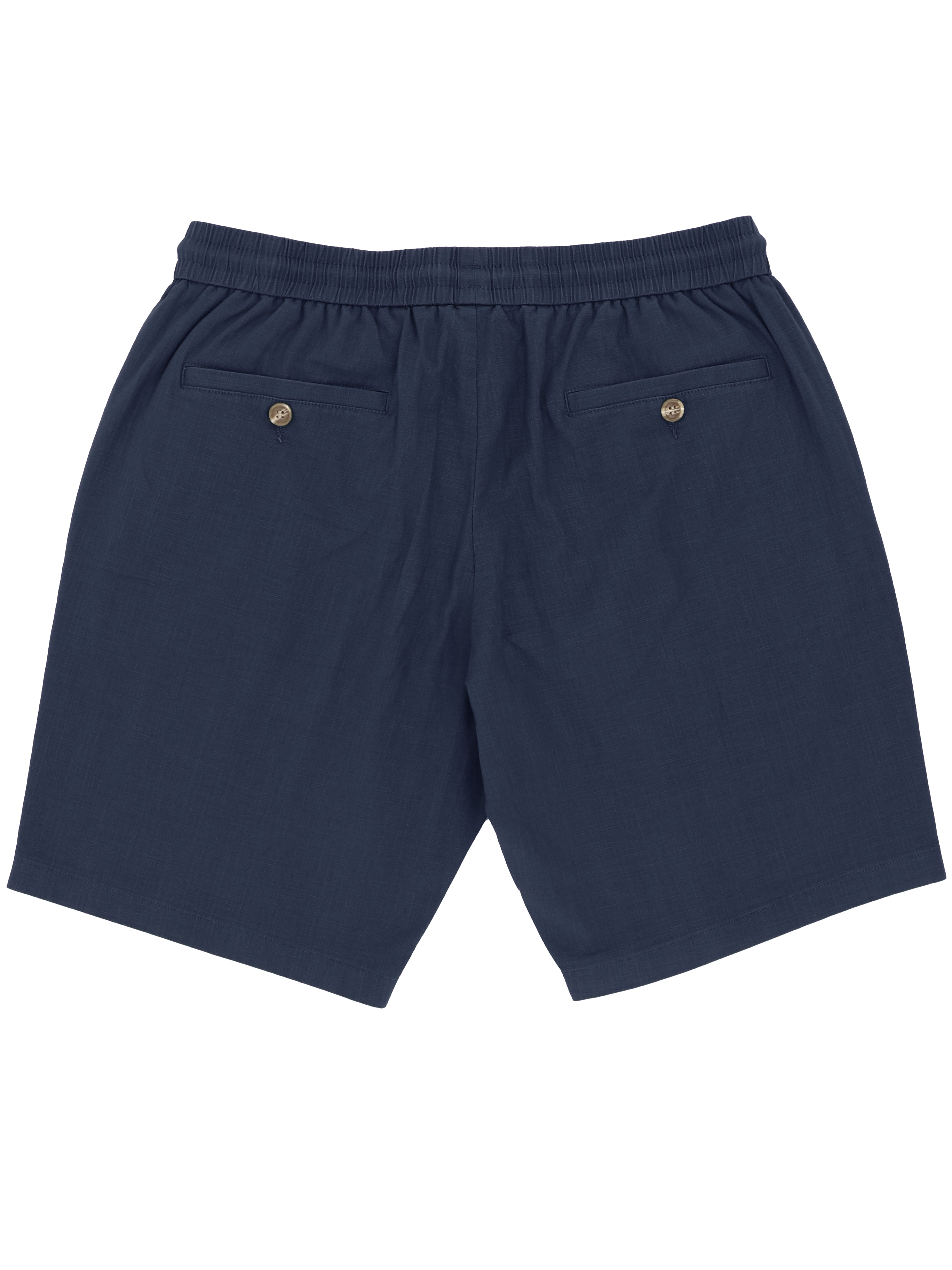 Max Navy Cotton Drawstring Shorts