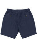 Max Navy Cotton Drawstring Shorts