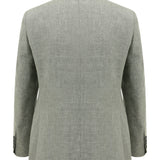 Forli Light Green Wool Linen Silk Sports Jacket