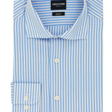 Jacque Blue Striped Cotton Business Shirt