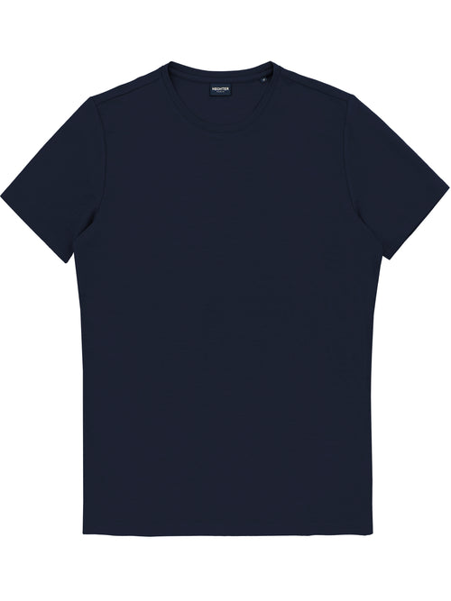 Cool Touch Navy Crew Neck Tee