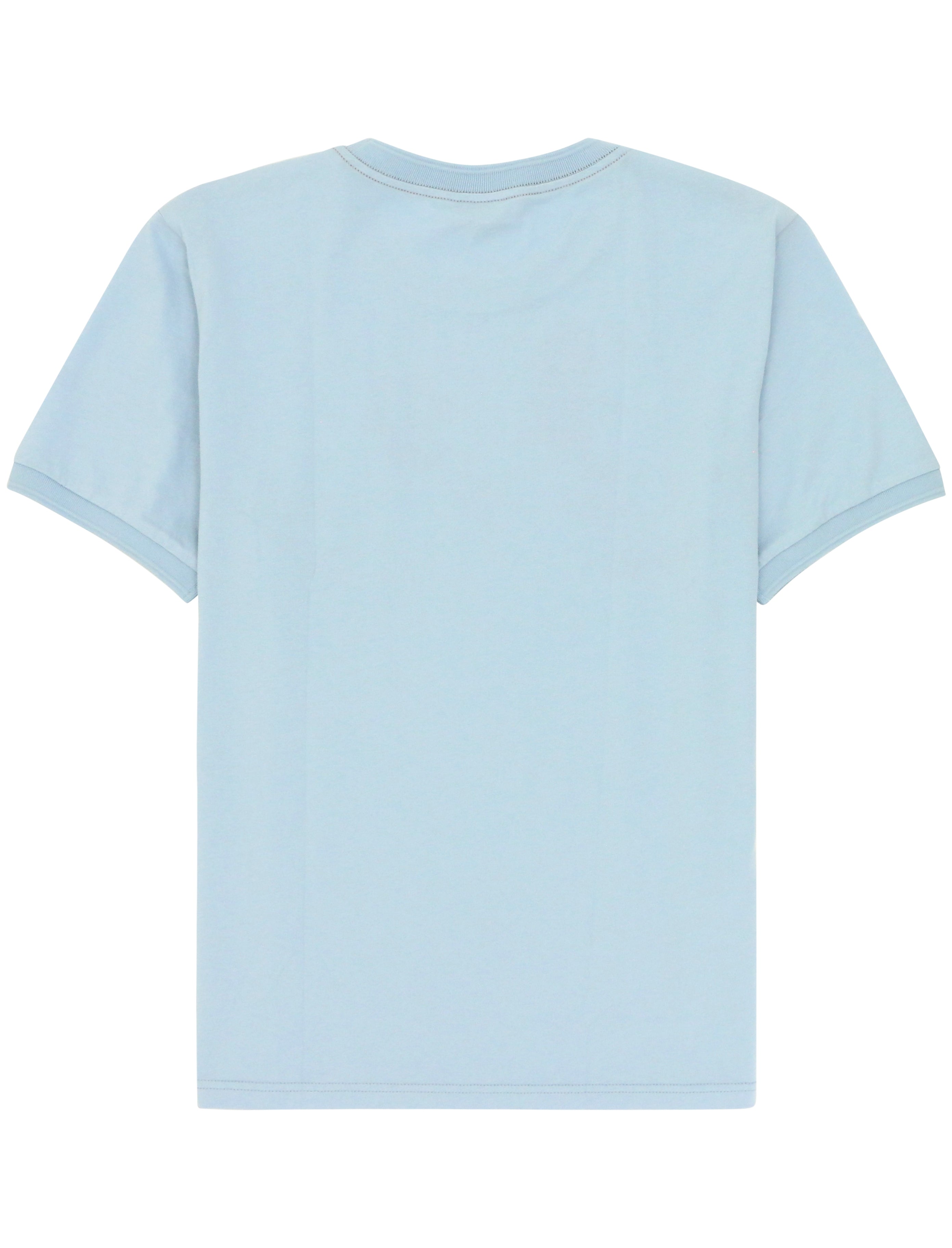 Light Blue Cotton Pocket Tee