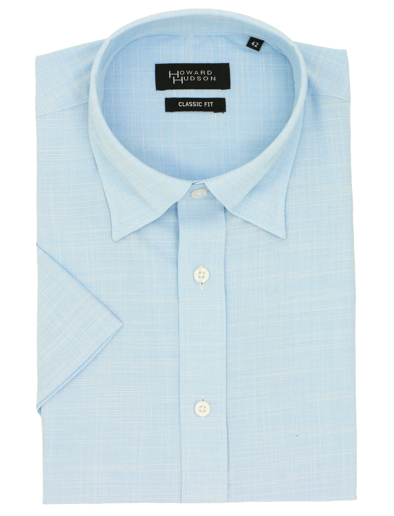 Brooke Light Blue Short Sleeve Casual Shirt