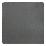 Grey Textured Silk Pocket Square