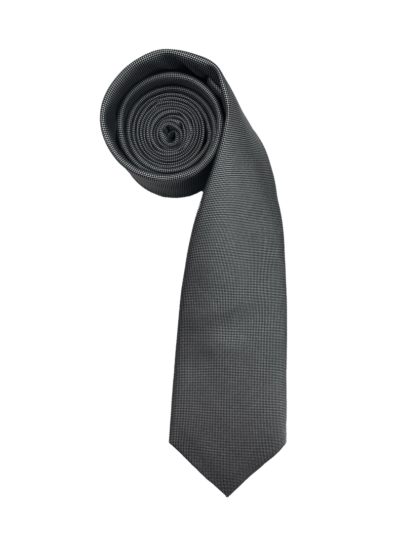 Greenwich Grey Silk Tie