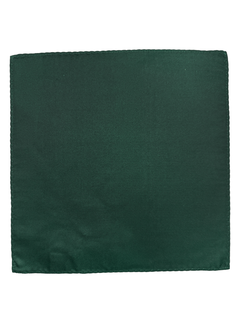 Greenwich Green Silk Pocket Square