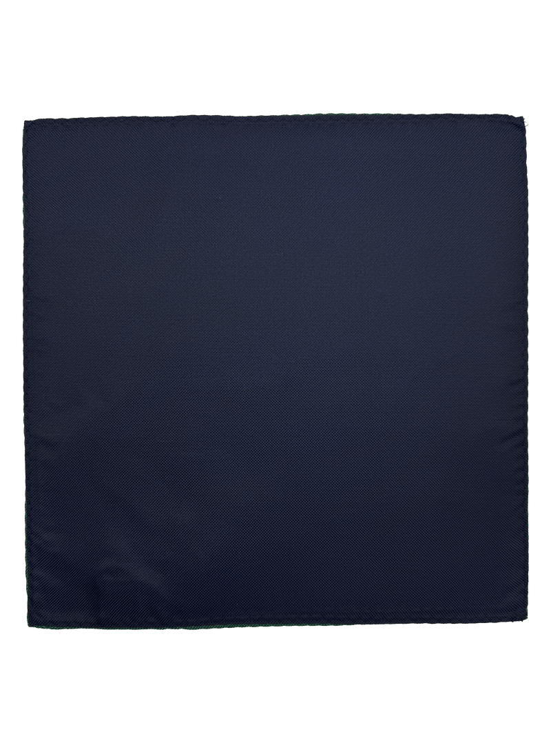 Greenwich Navy Silk Pocket Square