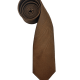 Rust Textured Silk Tie
