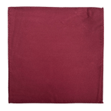 Burgundy Silk Pocket Square