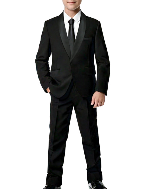 Youth Boys Snoopy Joe Black Shawl Dinner Suit