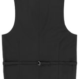 Wales 5ZS Black Double Breasted Comfort Stretch Waistcoat