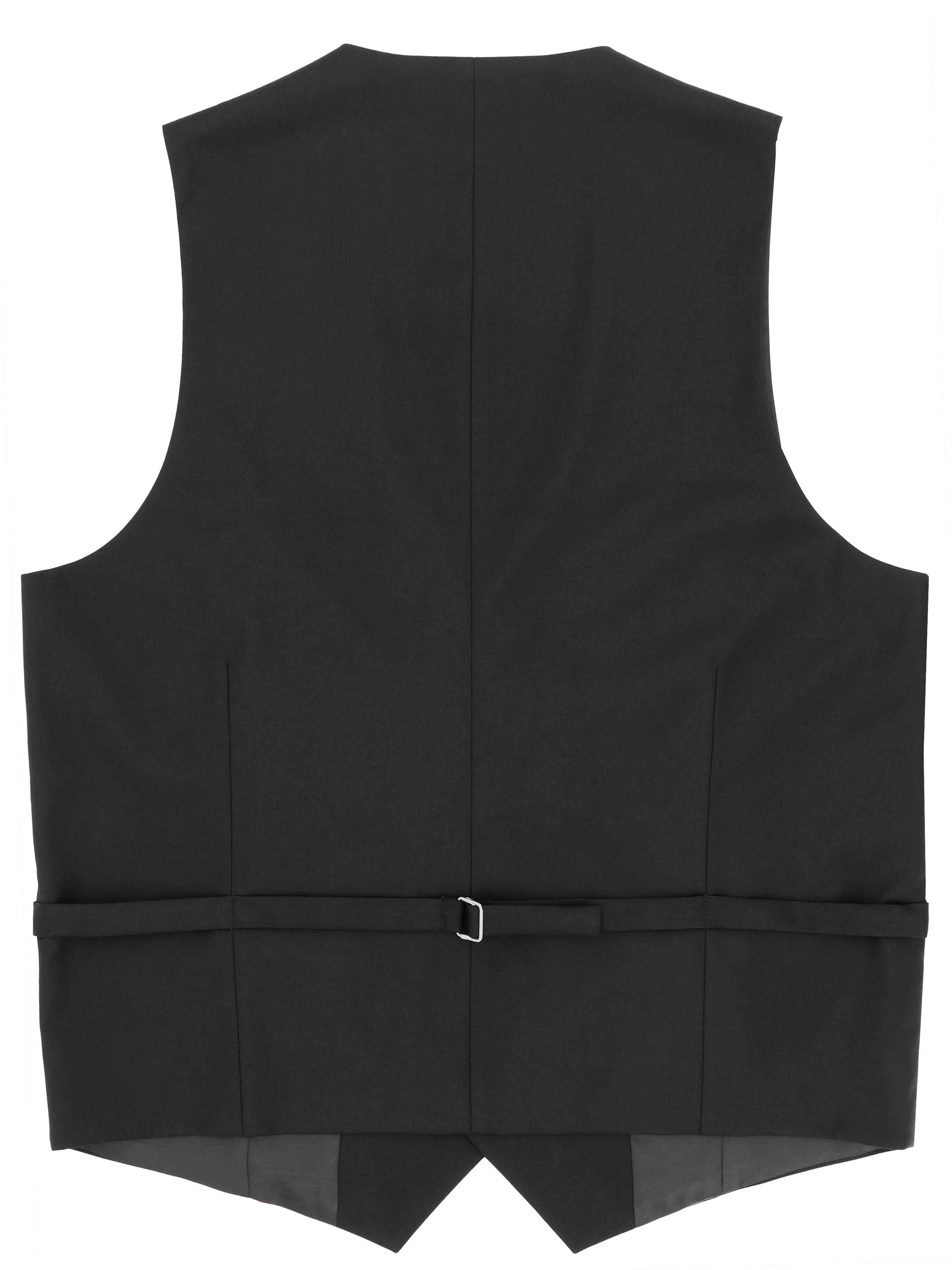 Wales 5ZS Black Double Breasted Comfort Stretch Waistcoat