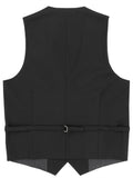 Wales 5ZS Black Double Breasted Waistcoat