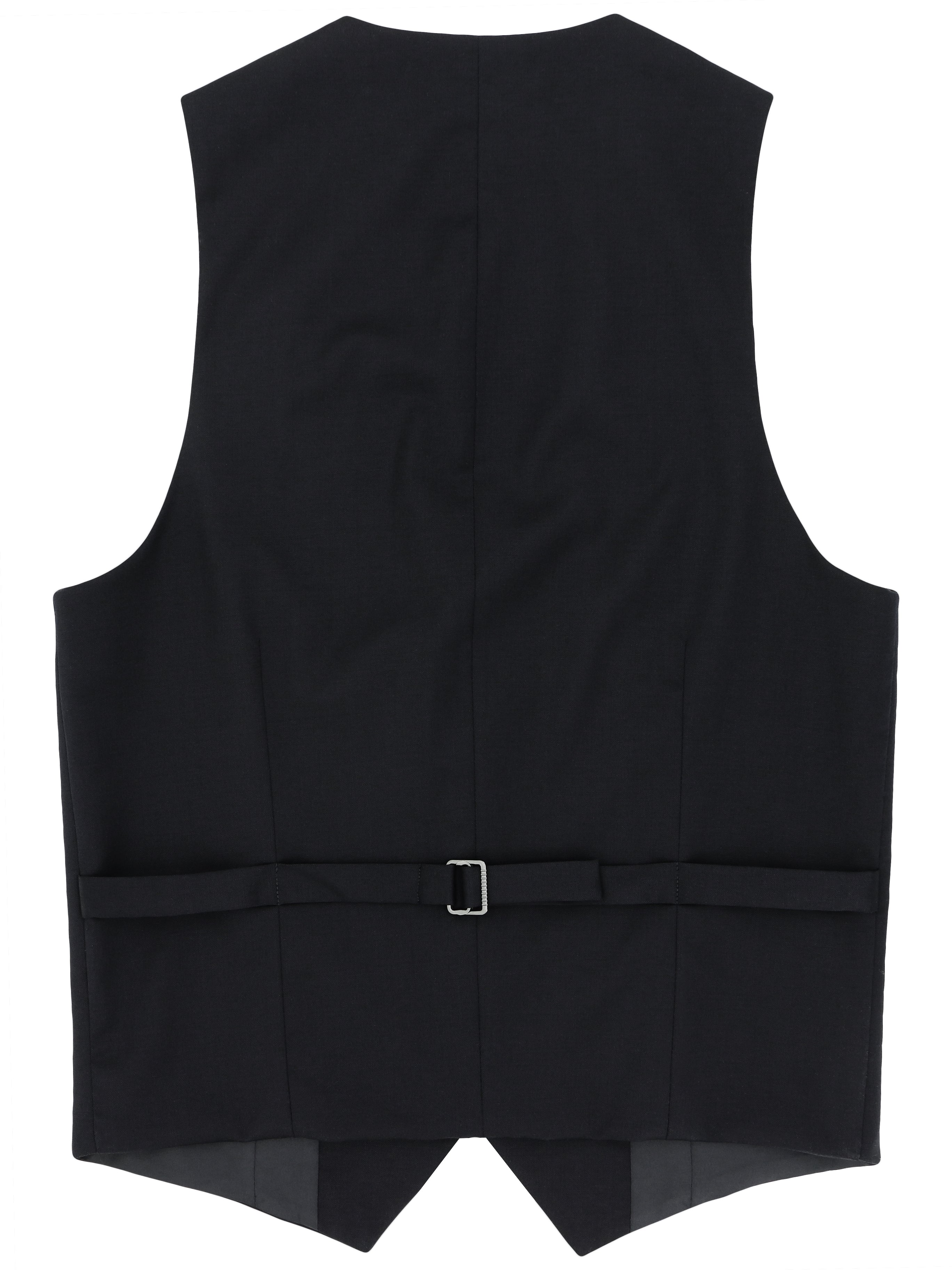 York 5ZS Black Comfort Stretch Waistcoat