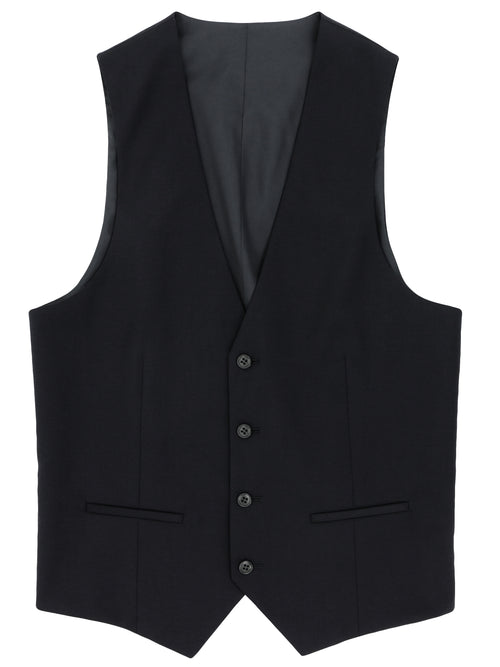 York Black Waistcoat