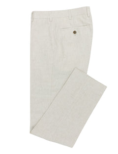 Edward 339 Sand Linen Trouser