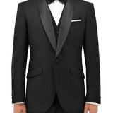 Manta 106 Black Australian Merino Wool Dinner Jacket