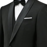 Manta 106 Black Australian Merino Wool Dinner Jacket