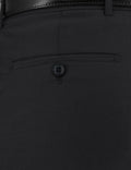 Edward 113 Black Super 150 Wool Trouser
