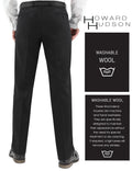 Bendigo Black Washable Wool Blend Trouser