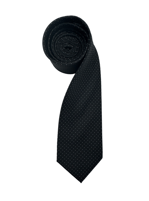 Tribeca Black Dotted Tie