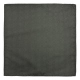 Tribeca Charcoal Dotted Pocket Square