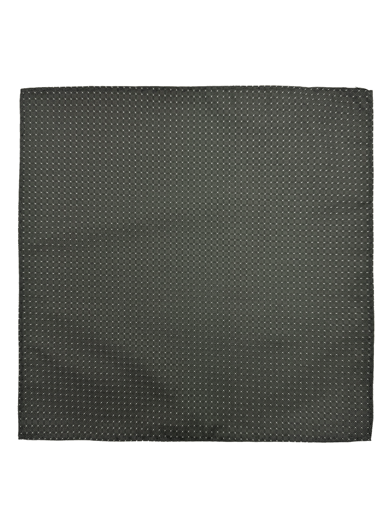 Tribeca Charcoal Dotted Pocket Square