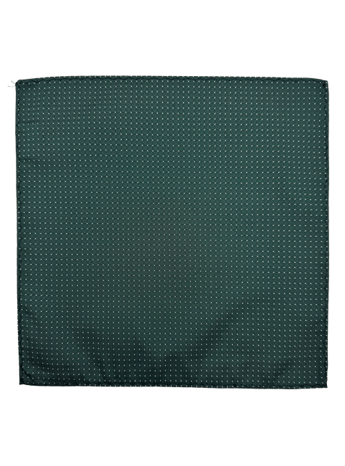 Tribeca Green Dotted Pocket Square