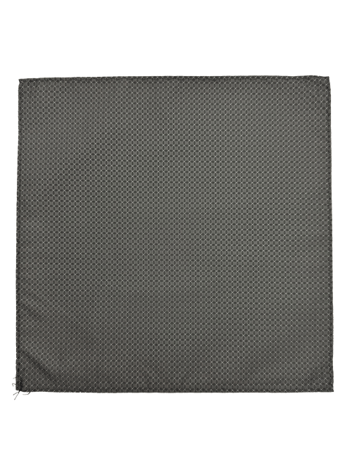 Tribeca Grey Dotted Pocket Square