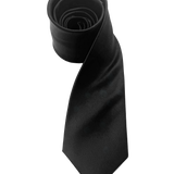 Uptown Black Silk Tie