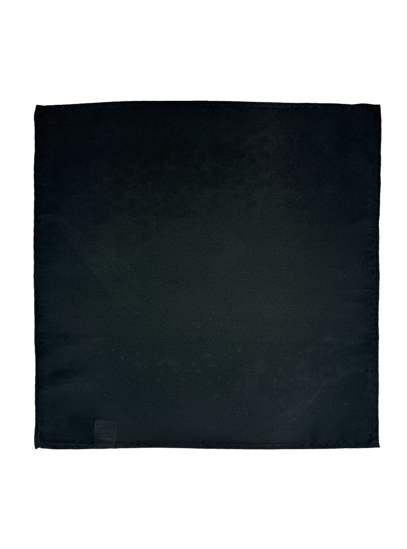Soho Black Pocket Square