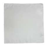 Broadway White Silk Pocket Square