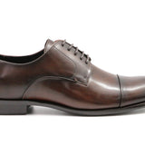 Valencia Brown Leather Derby Shoe