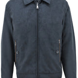 Colin Navy Microsuede Jacket