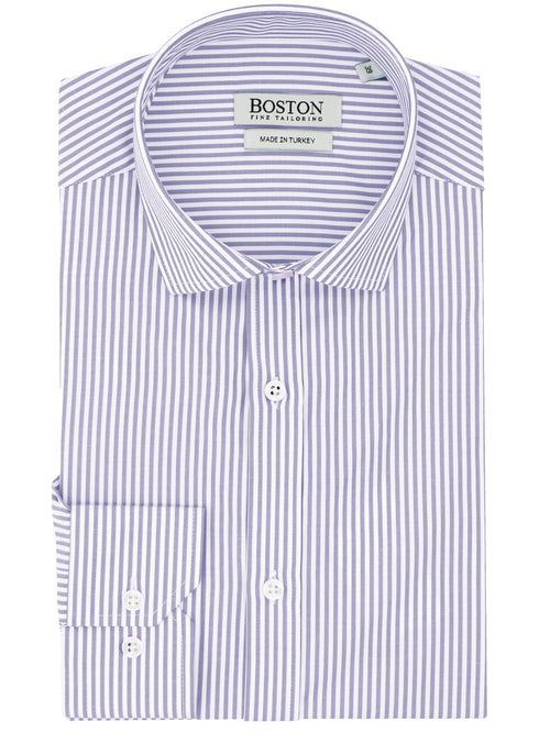Liberty Business Purple Striped Shirt