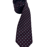 Murray Aubergine Light Blue Floral Tie
