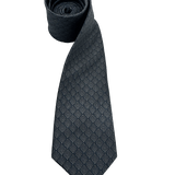 Rockefeller Navy Dot Grid Tie