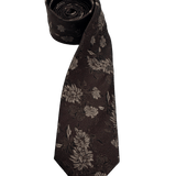 Worth Brown Floral Tie