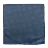 Irving Navy Micro Dot Textured Pocket Square
