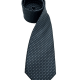 Roosevelt Gunmetal Dot Grid Tie
