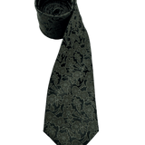 Fifth Black Khaki Floral Tie