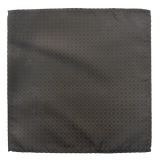Perry Brown Rosette Pocket Square