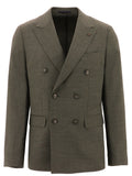 Monza Blake Brown Double Breasted Suit