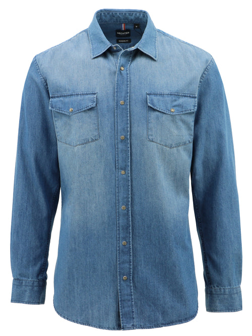 Archer Long Sleeve Denim Shirt