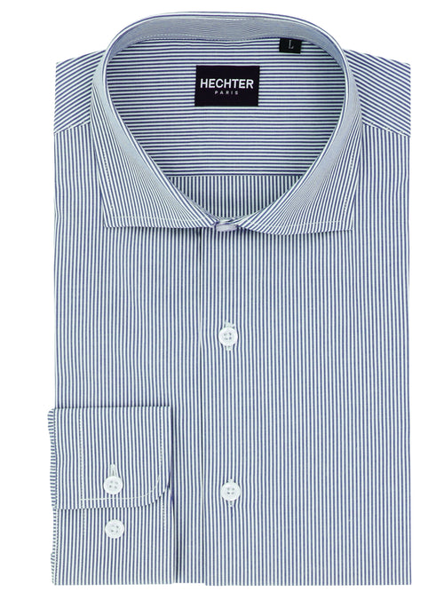 Jacque Business Navy Striped Shirt