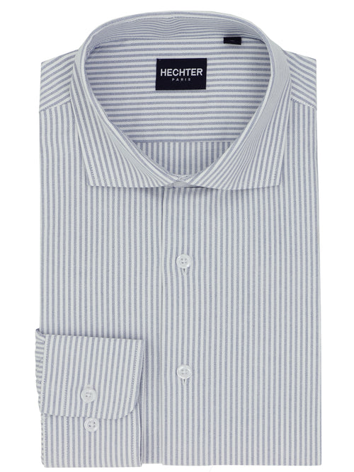 Jacque Business Blue Striped Shirt