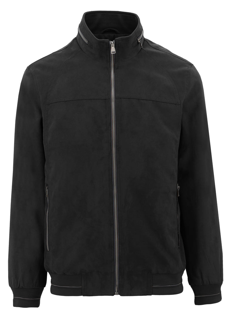 Bobby Black Microsuede Jacket