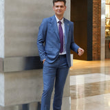 Forli Edward Blue Comfort Stretch Suit