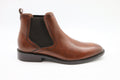Anton Cognac Leather Chelsea Boot